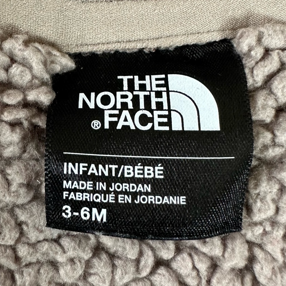 The North Face Infant Campshire Bear Hoodie Jacket Beige 3-6 Months - Picture 9 of 14